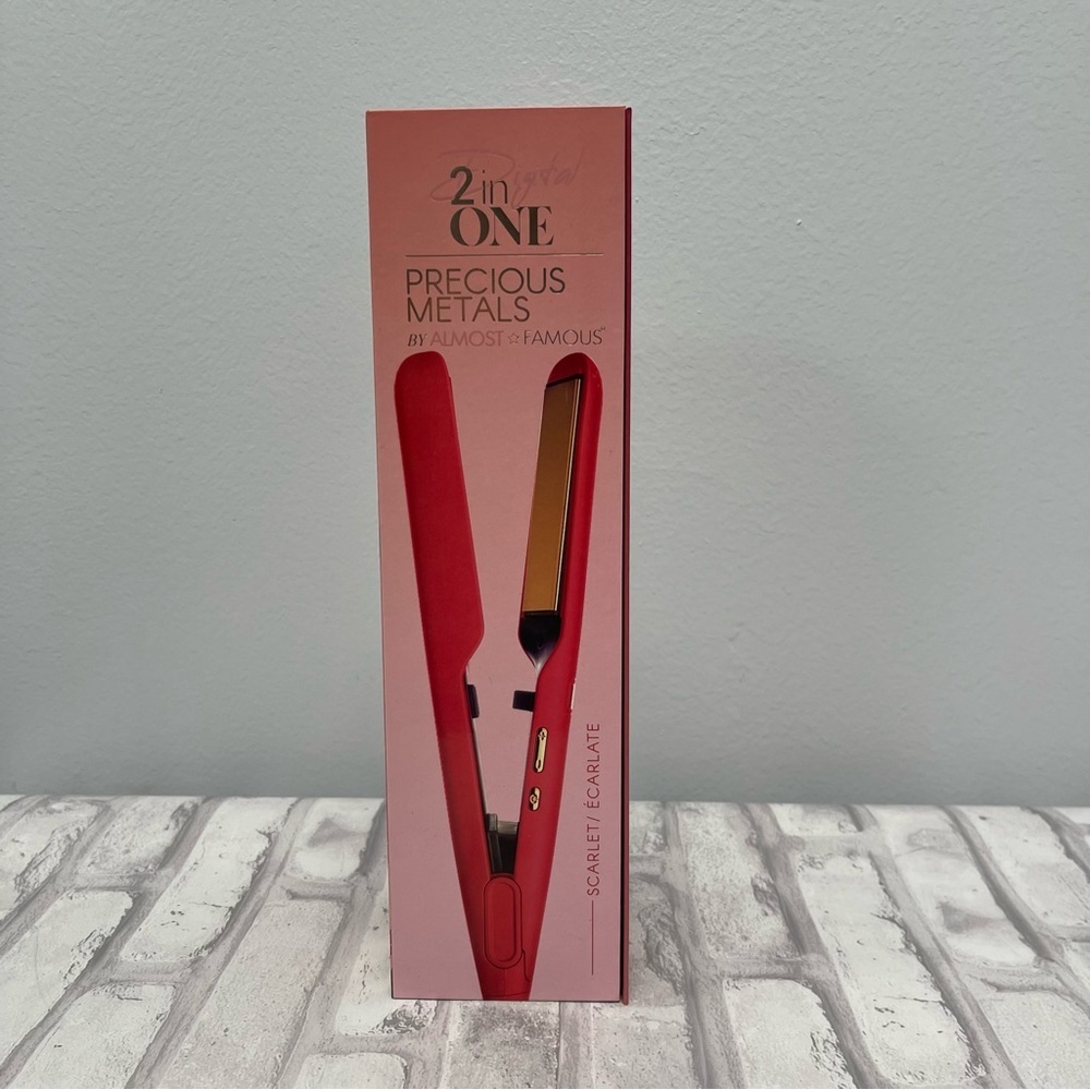 Almost Famous Digital 2inONE Twist Flat Iron/Hair Straightener - NWOT